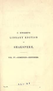 Cover of The Comedies, Histories, Tragedies and Poems of William Shakspeare (King John / King Richard II / Tempest / Winter's Tale)