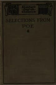 Cover of Selections From Poe [6 stories, 35 poems]