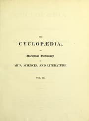 Cover of The cyclopaedia ; or, universal dictionary of arts, sciences and literature