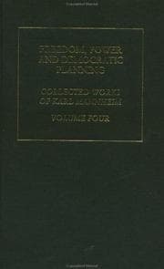 Cover of Freedom, power & democratic planning