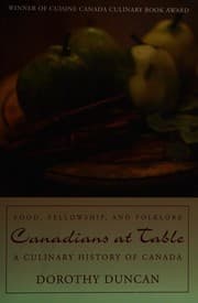 Cover of Canadians at Table : Food, Fellowship, and Folklore