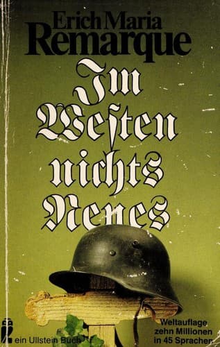 Cover of All Quiet on the Western Front