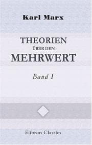 Cover of Theorien über den Mehrwert