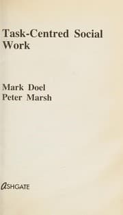 Cover of Task-centred social work
