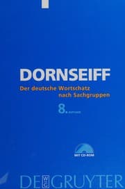 Cover of Der deutsche Wortschatz nach Sachgruppen