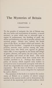 Cover of The mysteries of Britain
