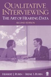 Cover of Qualitative interviewing