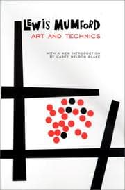 Cover of Art and technics
