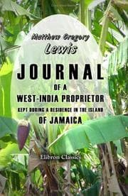 Cover of Journal of a West India proprietor, 1815-17
