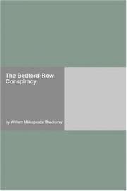 Cover of The Bedford-Row Conspiracy