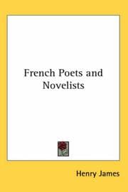 Cover of French poets and novelists