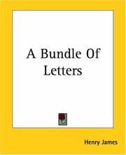 Cover of A bundle of letters