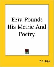 Cover of Ezra Pound