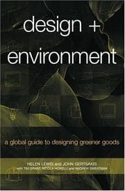 Cover of Design + environment