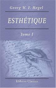 Cover of Esthétique