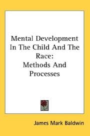 Cover of Mental Development in the Child and the Race (1895) (Thoemmes Press - Classics in Psychology)