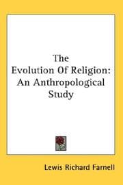 Cover of The evolution of religion
