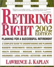 Cover of Retiring Right 2002