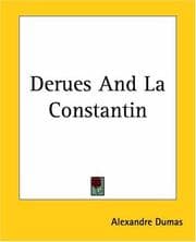 Cover of Derues And La Constantin