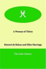 Cover of La Femme de trente ans