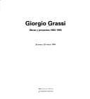 Cover of Giorgio Grassi