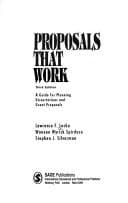 Cover of Proposals that work