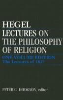 Cover of Vorlesungen über die Philosophie der Religion