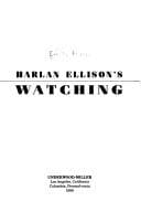 Cover of Harlan Ellison's watching