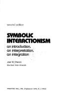 Cover of Symbolic interactionism