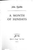 Cover of A Month of Sundays