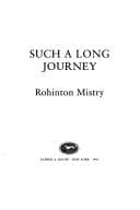 Cover of Such a long journey
