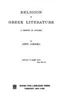 Cover of Religion in Greek literature