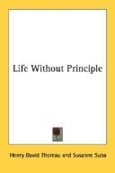 Cover of Life without principle