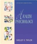 Cover of Health psychology