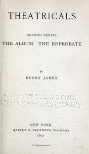 Cover of Theatricals