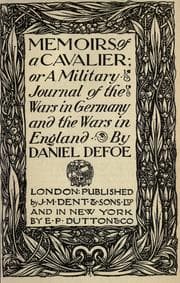 Cover of Memoirs of a cavalier, or, A military journal of the wars in Germany and the wars in England
