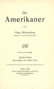 Cover of Die Amerikaner