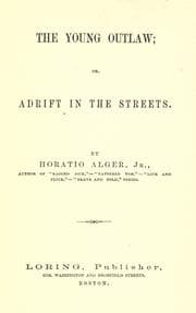 Cover of The young outlaw, or, Adrift in the streets