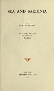 Cover of Sea and Sardinia