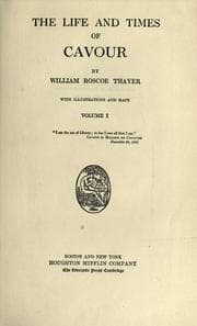 Cover of The life and times of Cavour