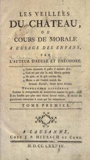 Cover of Les veillées du chateau, ou, Cours de morale a l'usage des enfans