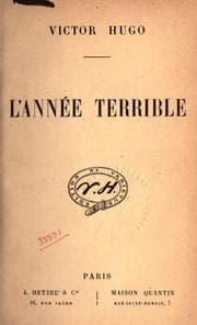 Cover of L' Année terrible