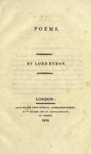 Cover of Poems