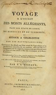 Cover of Voyage à l'ouest des monts Alléghanys