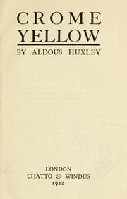 Cover of Crome yellow