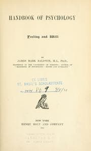 Cover of Handbook of Psychology vol 2, Feeling And Will
