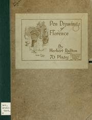 Cover of Pen drawings of Florence
