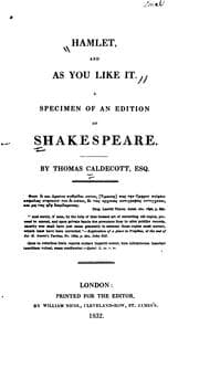 Cover of Plays (As You Like It / Hamlet)