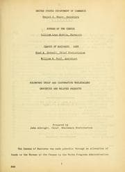 Cover of Census of business