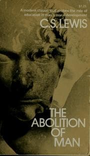 Cover of The Abolition of Man